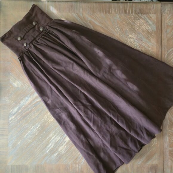 Blessume Renaissance Corset Skirt XS Brown – Pirate, Cottagecore, Witchy - Picture 1 of 11